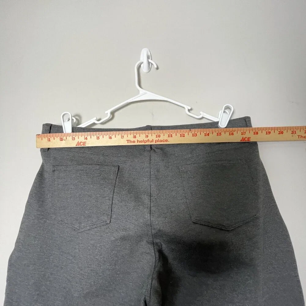 J Crew Gigi Pant Gray 16 Minimalist Curvy Formal Office Comfy Sleek‎ Modern